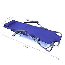 It only mimics the reclining posture in which astronauts are. Portable Folding Camping Bed Reclining Lounger Chair 4lvl Adjustable W Bag Patio Chairs Loungers Chair Chaise Lounge Chair