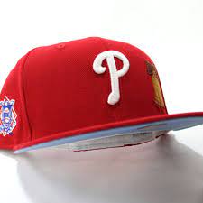 Philadelphiaphillies National League Logo 59fifty Fitted Neweracap In Red With Blueunderbrim Libertybell Philly Ch Fitted Hats New Era Fitted New Era Cap