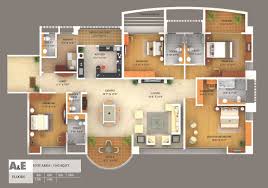 Simple House Plan With 5 Bedrooms 3d Images Home Design Maker Extraordinary More Bedroom Floor Plans Online Home Design Home Design Software Floor Plan Design