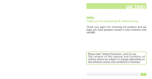VK MOBILE VK2000 MANUAL Pdf Download ...