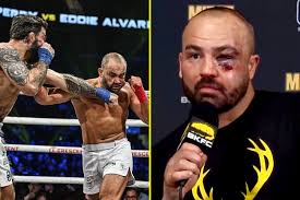 Conor McGregor's UFC rival Eddie Alvarez shows off gruesome eye injury  after bare-knuckle defeat against Mike Perry