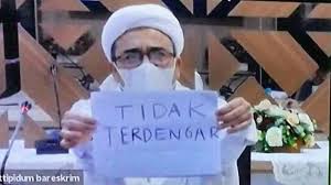 Muhammad rizieq sihab telah terbukti secara sah dan meyakinkan bersalah melakukan tindak pidana turut serta melakukan perbuatan dengan niatan pemberitahuan bohong, dengan sengaja menerbitkan keonaran di kalangan selain itu juga berisi surat pernyataan habib rizieq shihab, yang bertuliskan Jika Habib Rizieq Adalah Wali Nya Dan Disakiti Cak Nun Allah Akan Marah
