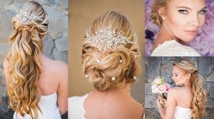 Professionally dyed hair can look so stunning that no complicated hairstyle is brides with short hair can appreciate the specially knotted ponytails that can create a unique hairstyle out of short locks. Classic Bridal Hair Styles Tutorial Youtube