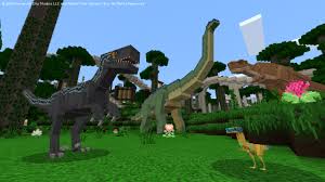 Легендарная франшиза стивена спилберга возвращается. Minecraft Welcomes Jurassic World Microsoft Latino