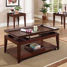 By william's home furnishing (1) $ 247 62 Steve Silver Clemens Rectangular Cherry Wood Lift Top 3 Piece Coffee Table Set Walmart Com Walmart Com