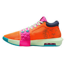 Tênis nike lebron witness viii laranja com rosa masculino :: Amil Esportes