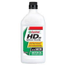 1 litre of non detergent straight 30w pump oil. Castrol 32 Oz Heavy Duty Motor Oil 151b00 The Home Depot