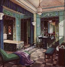 Black And Gold Art Deco Interior 1929 Opulent Crane Bathroom Art Deco Interior Art Deco Home Art Deco Bathroom