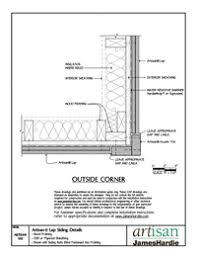 Hardie artisan siding & trim. James Hardie Building Products Inc Cad Arcat
