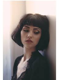 Without a doubt, short hair is the length of the moment. Perfect Bangs Short Fringe Blunt Pinup Bettie Betty Dark Brown Short Hair Styles Hair Styles Hair Inspiration