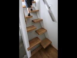 Handrails , or banisters , give you something to hold onto while walking up and down the staircase, while a stair railing prevents falling off the side of the staircase. 20 Space Saving Staircase Design Ideas Youtube Space Saving Staircase Staircase Design Staircase