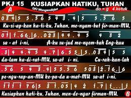Lirik Lagu Dan Not Angka Pkj 015 Kusiapkan Hatiku Tuhan Tuhan Lagu Lirik Lagu