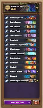 Should do just fine in rank 20/autoconcede. Duels Mage Hearthstone Top Decks