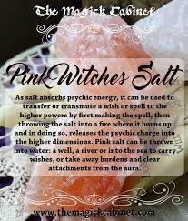 Witches Pink Salt For Purification And Love Spells Witchcraft Supplies Wicca Supply Herbs For Witches Sagewands Crys Wiccan Witch Witch Magic Herbal Magic