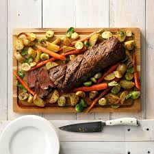 For larger size meat, go with 22 minutes. Beef Tenderloin With Roasted Vegetables Recipe How To Make It Taste Of Home