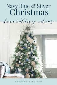 Photo by caperace cultural adventures. Navy Blue Christmas Decor Ideas Home Tour A Pop Of Pretty