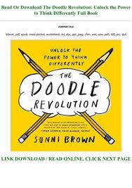 If it's not ridiculously simple to use, then it's not on this list. Gt Free Download The Doodle Revolution Unlock The Power To Think Differently Full Audiobook