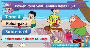 Jumlah soal isian singkat : Power Point Ppt Soal Tema 4 Kelas 1 Sd Subtema 4 Kebersamaan Dalam Keluarga Bimbel Brilian