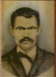 This is my great grandfather, Thomas Huddleston Russell (1854-1926). It's a  drawing made by his sister, Martina, who had MS. I'm sure my dad inherited  the picture from his dad, and I