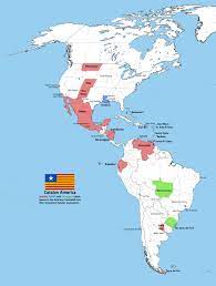 Latin America Reimagined As Catalan America America Fantasy Map Alternate History