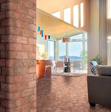 Given the characteristics of aggregates and their photographic reproduction long brick in modernist style with rich texture of raw concrete. Realistic Brick Look Tiles Crown Tiles