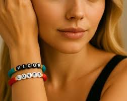 Custom Beaded Name Bracelet: Friendship Party Favors