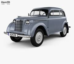 3d Model Of Opel Kadett 2 Door Sedan 1938 Sedan Opel 3d Model