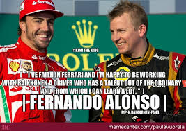 Fernando alonso f1 meme compliation! Kimi 4 Alonso By Paulavuorela Meme Center