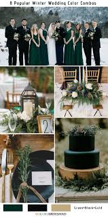 Winter wedding colors and themes. All 30 Winter Wedding Color Palettes Colorsbridesmaid