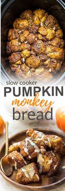 This savory pumpkin monkey bread is my new favorite pumpkin item. This Recipe For Slow Cooker Pumpkin Monkey Bread Makes The Perfect Easy Breakfast Or Brunch Best Of Slow Cooker Pumpkin Pumpkin Monkey Bread Slow Cooked Meals