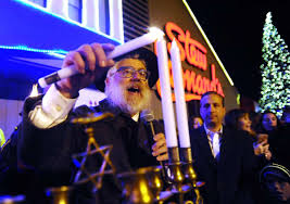 Norwalk, ct — things were merry and bright at the world's largest dairy store tuesday night as stew leonard's kicked off the 2018 holiday season with its annual christmas tree lighting celebration. Menorah Lit At Stew Leonard S