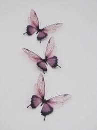 3 Luxury Amazing In Flight Butterflies 3d Butterfly Wall Art Etsy Colorful Butterfly Tattoo Body Art Tattoos Butterfly Tattoo