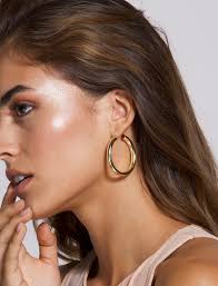 Big Hoop Earrings 100MM Extra Large Gold Hoop Earrings