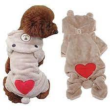T Z Dog Sweater Clothes Dog Outfits Fashion Pet Costume Cute Dog Hoodie Clothes For Small Dogs Coffee Puppy Clothes Dog Sweaters Boy Dog Clothes