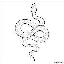 Download snake drawing and use any clip art,coloring,png graphics in your website, document or presentation. Fototapete Hand Drawing Outline Snake Tattoo Snake For Henna Drawing And Tattoo Template Vector Illustration Lenok5