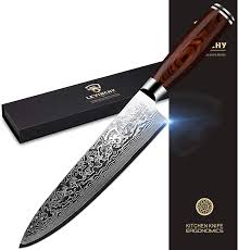 Gyuto, santoku, chef's knife & more. Amazon Com Levinchy Damascus Chef S Knife 8 Inch Professional Japanese Damascus Stainless Steel Kitchen Knife Razor Sharp Superb Edge Retention Stain Corrosion Resistant Ergonomic Non Slip Pakka Wood Handle Kitchen Dining