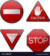 Stop Caution Yield Do Not Enter Signs Royalty Free Vector Sponsored Yield Enter Stop Caution Vector Free Do Not Enter Sign Vector Background Pattern