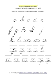 Trace the undercurve stroke at the beginning of these lowercase letters. Free Lowercase Letter Worksheets Free Cursive Handwriting Worksheet With Low Cursive Writing Worksheets Cursive Handwriting Worksheets Handwriting Worksheets