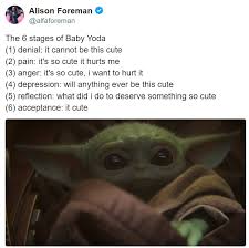 Baby yoda nope is a reaction image and gif using the trailer for the second season of the disney+ television series the mandalorian. Baby Yoda Has Arrived And So Have The Memes Six Stages Memes