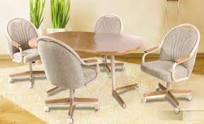 Caster chairs for kitchen, dining rooms and eat in counters are the best way to go now of days because of the comfort and the ability to roll around and do other things. Set Of 4 Kitchen Chairs With Casters You Ll Love In 2021 Visualhunt
