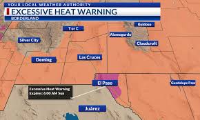 High pressure is dominating our forecast, cutting off monsoon moisture and bringing extreme heat back to the valley. Excessive Heat Warning Issued For El Paso County Ktsm 9 News