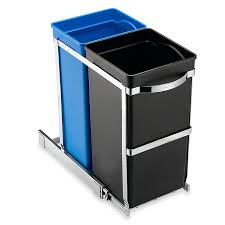 Glad forceflex tall kitchen trash bags, 13 gallon, 80 bags (gain original scent, febreze freshness) average rating: Simplehuman 35 Liter Pull Out Recycler Bed Bath Beyond