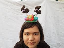 TheCostumeCafe Chocolate Bunny Easter Candy Bunny Headband Easter Headband Easter Hair Accessory Easter Candy Easter Bunny Fun Easter Hair Kids Easter Hair