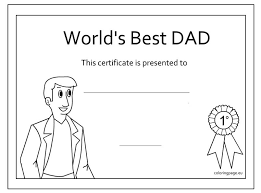 Father S Day Award Coloring Page Coloring Pages Fathers Day Fathers S