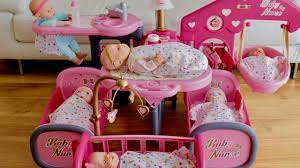 Baby Born Baby Annabell Baby Dolls So Cute Nursery Center Compilation Pretend Play With Baby Dolls Youtube