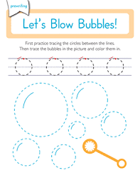 This Worksheet Offers A Fun Way To Practice The Skills Kids Will Need To Form Letters By Tracing Circles Prewriting Skills Pre Writing Activities Pre Writing