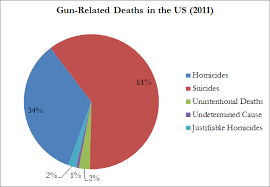 Some Pie Charts On Gun Deaths O Pie Oneers