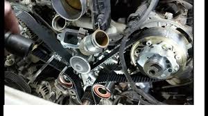 Diagram of oem water pump. Toyota Lexus 4 7 Timing Belt Water Pump Replacement Part 1 Youtube
