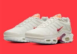 Nike Serves Up The Air Max Plus With White Uppers And Neon Accents In 2020 Nike Air Max Plus Air Max