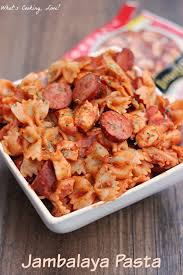 Jambalaya Pasta A Delicious Dish That Combines The Flavors Of Jambalaya Chicken Kielbasa And Pasta Together Jambalaya Pasta Recipes Jambalaya Pasta Recipe